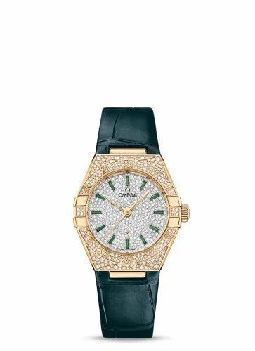 Omega Constellation Manhattan 29 Co-Axial Master Chronometer Yellow Gold / Snow 131.58.29.20.99.002 (13158292099002)